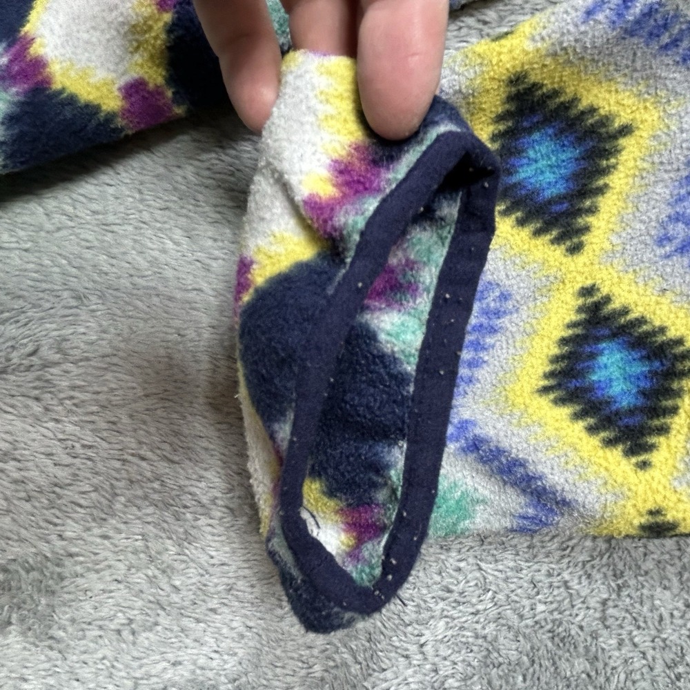 Patagonia Synchilla Pullover Women's L Multi Fleece Timber Twist Aztec *HOLES - Picture 8 of 16